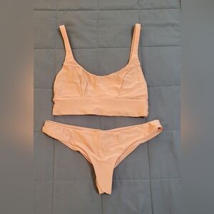 Boys & Arrows bikini, peachy nude